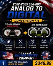 2002-2005 Sea-Doo RXT RXP GTX  Gauge Cluster Conversion Kit picture