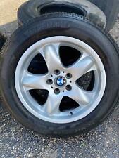 Set Of 5 Wheels 18x8 5 Spoke W Good Used Tires Free Freight Fits 02-06 BMW X5 picture