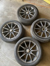 225 50 R17 98W XL M+S Fullway HP108 Tire Rim (4) Set Motegi Racing Subaru 6.5/32 picture