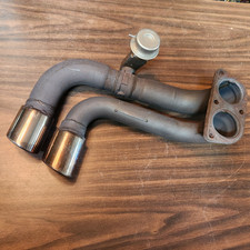 Genuine Ferrari 360 Left Side Exhaust Tail Pipes and Tips # 178769 picture