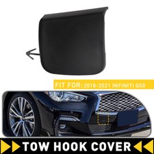 Fit for 2018-2021 Infiniti Q50 Front Bumper Tow Hook Eye Cover Cap 622A1-6HH0A A picture