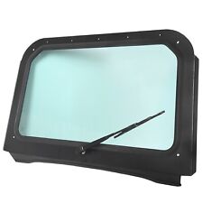 For 08-14 Polaris RZR 570, 800, XP 900 Full Glass Windshield with Wiper Black picture