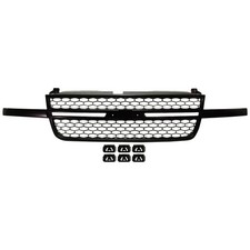 Grille Assembly Textured For 2003-2007 Chevrolet Silverado 1500 SS GM1200586 picture