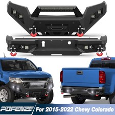 For 2015-22 Chevy Colorado Excl. ZR2 Front or Rear Bumper LED lights Winch Plate picture