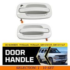 2-20 Exterior Door Handle Left&Right Front Outer for Chevrolet Avalanche 2000-06 picture