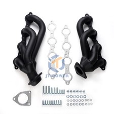 LS SWAP Shorty Headers For 03-13 Chevy/GMC Silverado/Tahoe/Yukon V8 Ceramic Coat picture