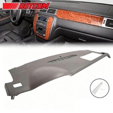 Gray Dash Board Cap Dashboard Cover Overlay For 2007‑2014 Tahoe Suburban Yukon picture