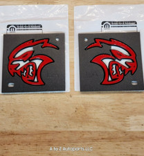 NEW 2022-2023 Dodge Challenger Hellcat Redeye RED Fender (2) Emblems, OEM picture