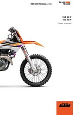 KTM Service Workshop Shop Repair Manual Book 2024 350 XC‑F US picture