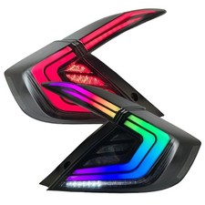 Upgrade RGB LED Tail Light w/ Dynamic For Honda Civic Sedan EX/EXL/EXT 2016-2021 picture