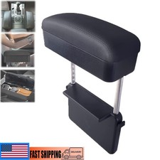 Car Console Armrest Storage Box Arm Rest Height Adjustable Comfort Elbow Pad US picture