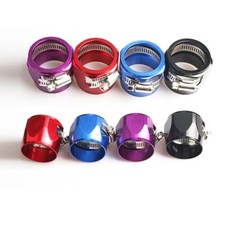 2pcs 4/6/8/10/12AN hexagonal hose clamp Fuel line hose fittings Oil hose adapter picture