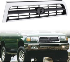 Parrilla delantera plata y negro para Toyota 4Runner 1996-1998 picture