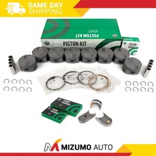 Pistons Main Rod Bearings Fit 10-17 Chevrolet 4.8L 5.3L V8 OHV picture