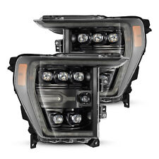 For 21-23 Ford F150 F-150 AlphaRex NOVA Alpha Black LED Projector Headlight Lamp picture