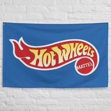 HOT Wheels V2 Flag 3x5 ft Garage Banner Man Cave Wall Decor picture