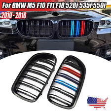 Front Kidney Grill for BMW 5 Series F10 F11 550i 535i 10-16 M-Color Black Grille picture