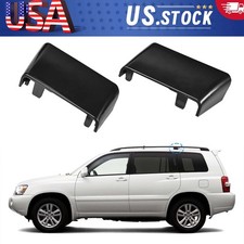 2pcs Black Roof Rail Rack Center Cover Caps For Toyota Highlander 1998-2007 picture