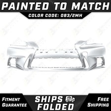 NEW Painted *083/2MH - White* Front Bumper for 2014-2016 Lexus IS Sedan F-Sport picture
