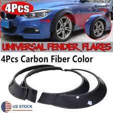 Carbon Fiber Look Car Fender Flares Extra Wide Body Wheel Arches 840mm Universal picture