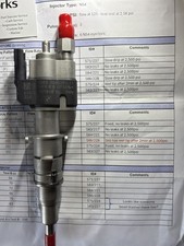 Bmw N54 Index 11 Fuel Injector Tested N Cleaned By Iq Raceworks W/ Test Results picture