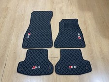 R.H.D Luxury Leather Car Mats for Audi S5 2017-2024 Coupe , Made to Order picture
