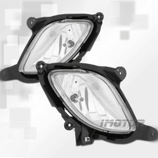 FOR 10-12 Genesis Coupe Clear Lens Fog Lights Driving Lamps w/Switch Wiring picture