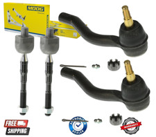 New MOOG Front Inner & Outer Steering Tie Rod Ends Kit 4PCS Set For Infiniti G37 picture