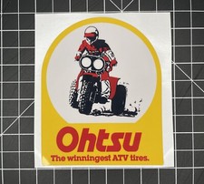 New OHTSU HONDALINE HONDA ATV TIRES STICKER ATC250R TRX250R ATC200X ATC350X picture