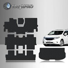 ToughPRO Floor Mats Full Set Black For Nissan Quest All Weather 2016-2018 picture