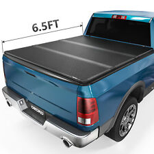 OEDRO 6.5FT 3-Fold Hard Bed Tonneau Cover For 2003-2024 Dodge Ram 1500 2500 3500 picture
