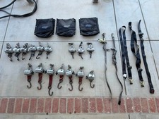Q’STRAINT Sure-Lok Wheelchair Tie Down Retractor Restraint System Large Lot 24pc picture
