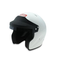 RaceQuip 257115RQP OF25 Open Face Helmet, White, Large picture