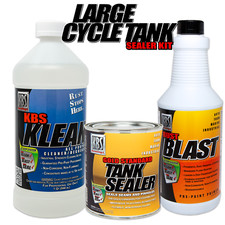 Large Cycle Tank Sealer Kit - KBS Coatings - 12 Gallon Tank - Gas Tank Sealer picture