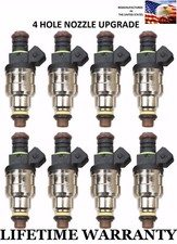 4 Hole Nozzle Upgraded Bosch Set of 8 Fuel Injectors For GMC Chevy 7.4L 454  picture