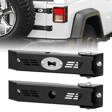 2PCS Heavy Duty Steel Black Tailgate Hinge Set for Jeep Wrangler JK 2007-2018 picture