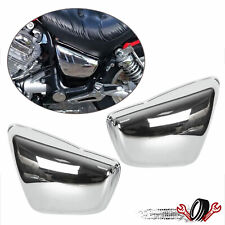 Chrome Battery Side Cover For Yamaha XV 700 750 1000 1100 Virago Left & Right picture