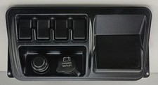 03-06 Jeep TJ Wrangler Center Dash Switch All Blank Plugs 12V Outlet Lighter OEM picture