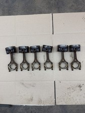 1996-1999 BMW M52 2.8L 6-Cylinder E36 E39 Piston Connecting Rod Set of 6 OEM picture