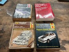 Collection of Volkswagon repair manuals by Haynes picture