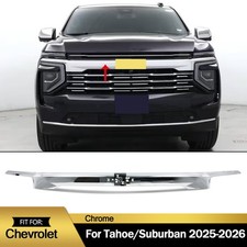 Fits 2025-2026 Chevrolet Tahoe/Suburban Chrome Front Bumper Grille Molding Trim picture