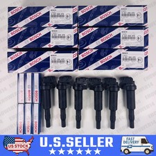 GENUINE Bosch 6x Ignition Coils 0221504470 + 6x Spark Plug 12122158253 For BMW picture