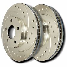 SP Performance F54-103-P Drilled Slotted Brake Rotors Zinc Coating L/R Pr Front picture