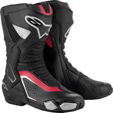 ALPINESTARS For SMX-6 V3 Vented Boots - Black/Silver/Red - US 9.5/EU 44 picture
