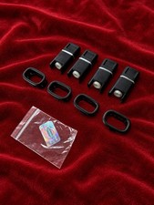 🏷️1991-98 OEM Mercedes W140 Set Trim Rings Around Knob + Lock Knobs Indicators picture