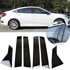 For 2016- 2020 Honda Civic 10th Black Pillar Post Door Trim Car Auto Accessories picture
