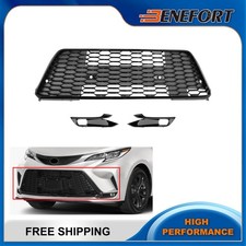 For 2021-2026 Toyota Sienna XSE / 25th Anniversary Front Bumper Lower Grille picture