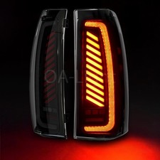 Sequential Full Led tail lights for 2003-2006 Chevy Silverado Starting Animated picture