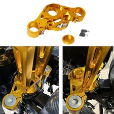 Gold Upper Triple Tree for Harley 15-2023 Road Glide FLTRXS FLTRXST FLTRU FLTRX picture