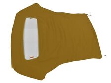 Fits: Ford Mustang 05-14 Soft Top & Defroster glass window SADDLE VINYL picture